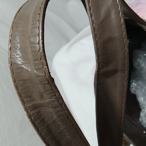 Mario Valentino Vintage Shoulder Bag W Unbranded Gold Chain Strap - Picture 7 of 16